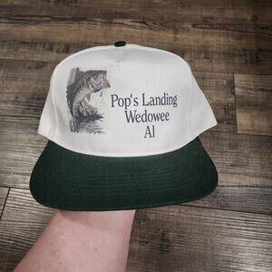 Pop's Landing Wedowee AL cap snapback hat souvenir cb